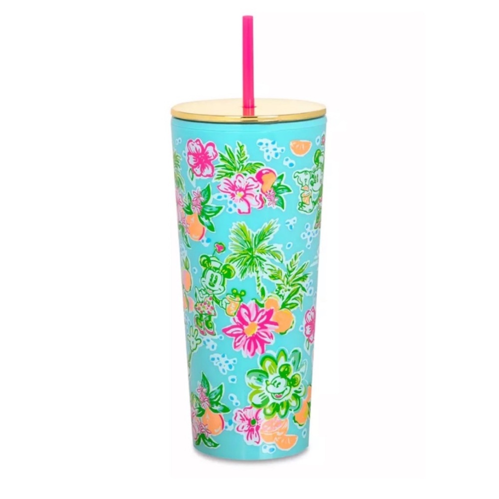 Lilly Pulitzer x DisneyTropical Drinkware Tumbler w/ straw